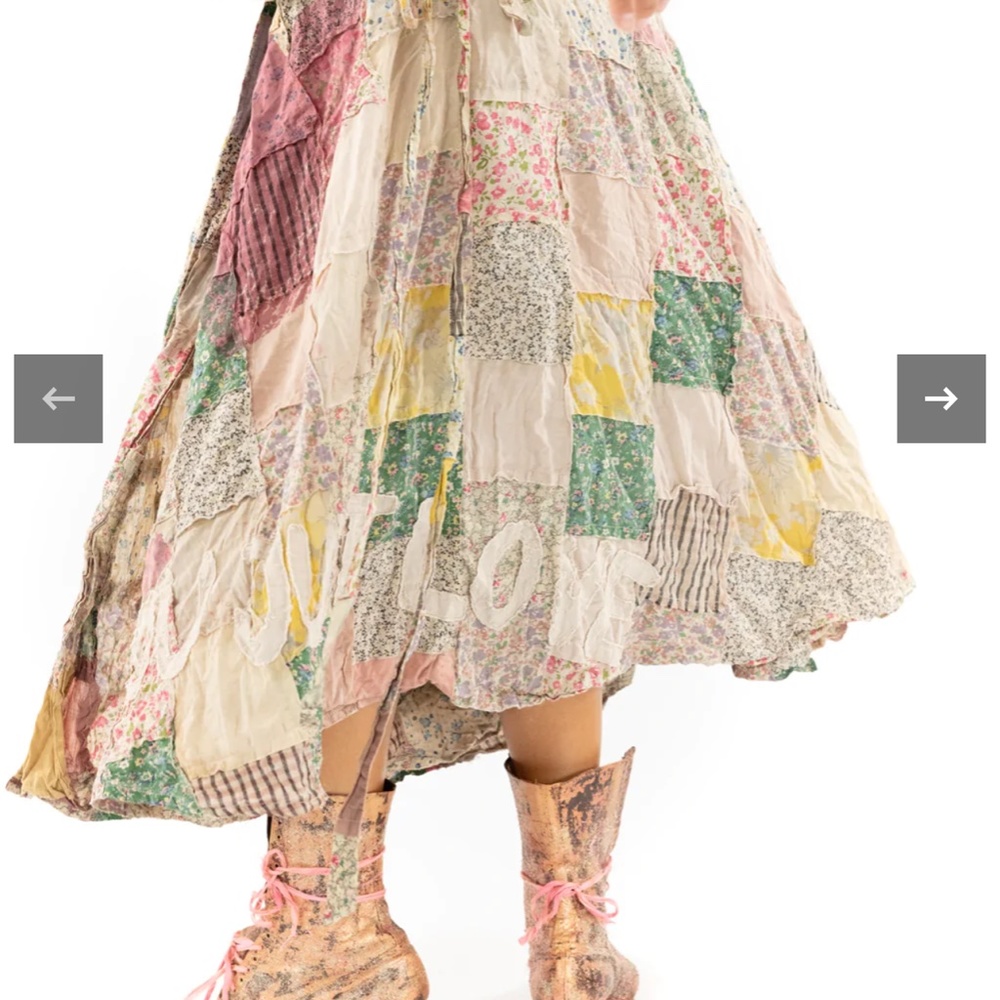 Magnolia Pearl Patchwork Maxi Skirt - Multicolor - Picture 2 of 9